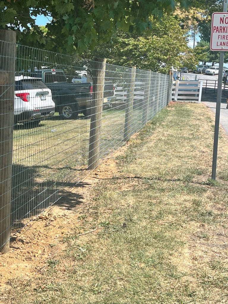 Woven wire fencing in Harrisonburg, VA