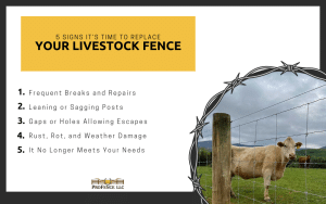 5 Signs Its Time to Replace Your Livestock Fence Infographic